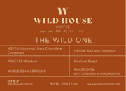THE WILD ONE - ORGANIC MEDIUM ROAST - Ethiopian + Bali